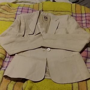 Anne Klein Beige Blazer